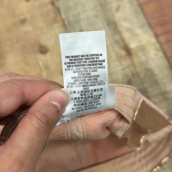 Disney Parks Sequins Mickey Mouse Rose Gold Hat Adjustable - Picture 7 of 11